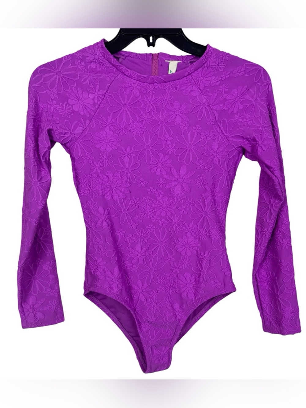Hobie Girls Bodysuit One Piece Swimsuit rashguard size 14